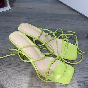 Green heels